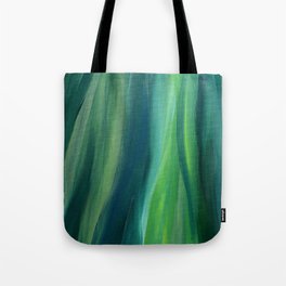 Green Magic Abstract Art Painting  Tote Bag