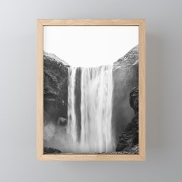 Skogafoss Framed Mini Art Print