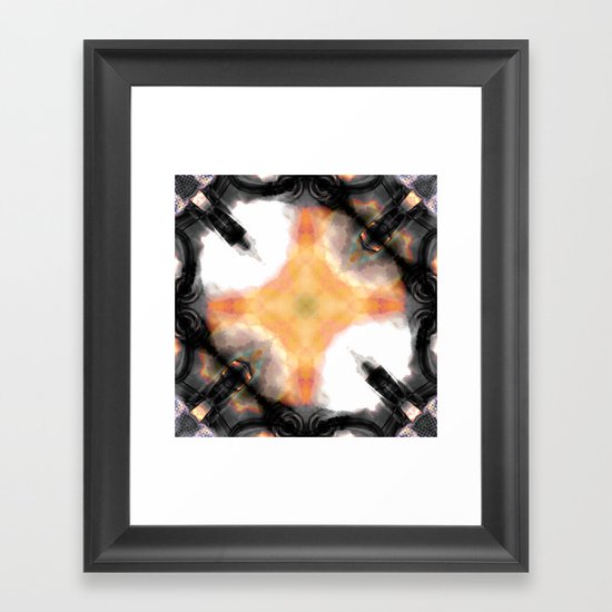 Water Rust Pattern 003 Framed Art Print