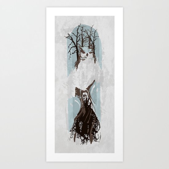 Owl Art Print