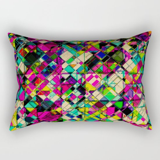 Crystal Cohesion Rectangular Pillow