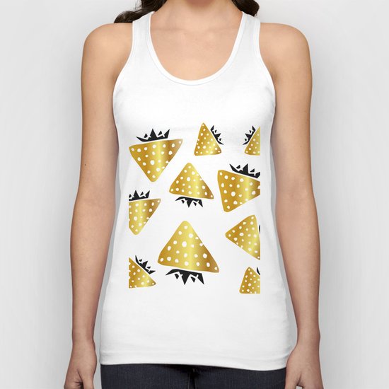 strawberry gold Unisex Tank Top