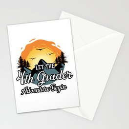 Let The 4th Grade Adventure Begin Stationery Card
