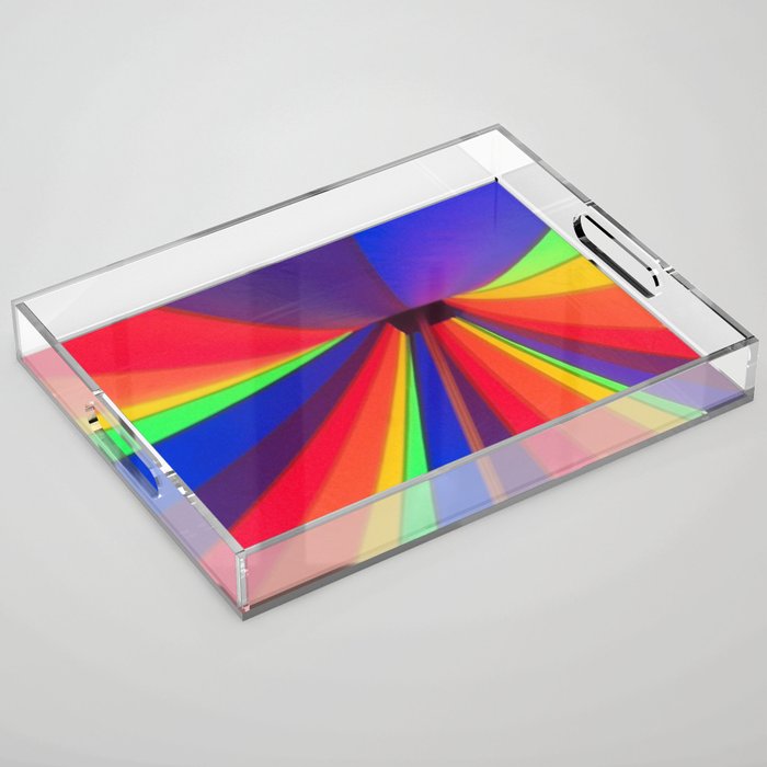 Colorful Power Acrylic Tray