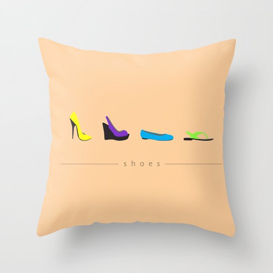 Shoes Throw Pillow