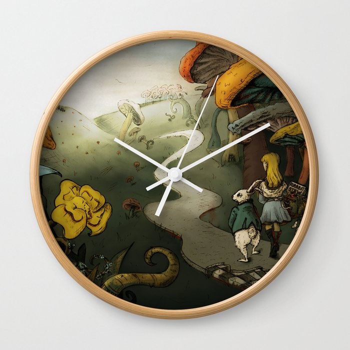 Rabbit Stew Wall Clock