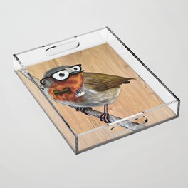 Nerd Bird Acrylic Tray