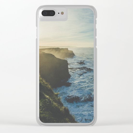 Cliffside Morning Clear iPhone Case
