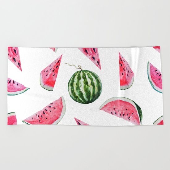 Melon Pattern 03 Beach Towel