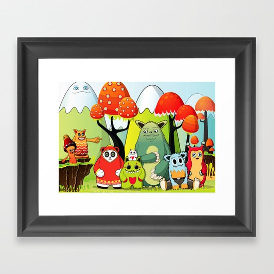 The Gang Framed Art Print