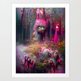 The Forest Cult Art Print