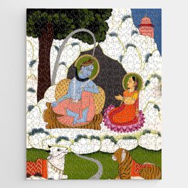 Shiva and Parvati Jigsaw Puzzle