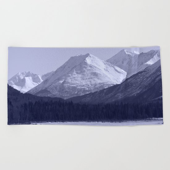 Tern Lake - Mono 1 Beach Towel