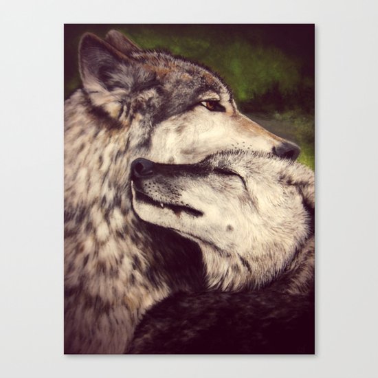 Wolves Canvas Print