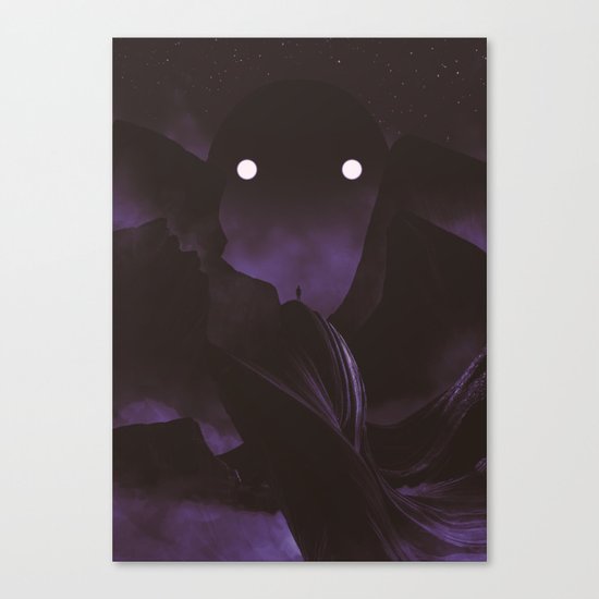 Staring Contest With The Mountain God Canvas Print