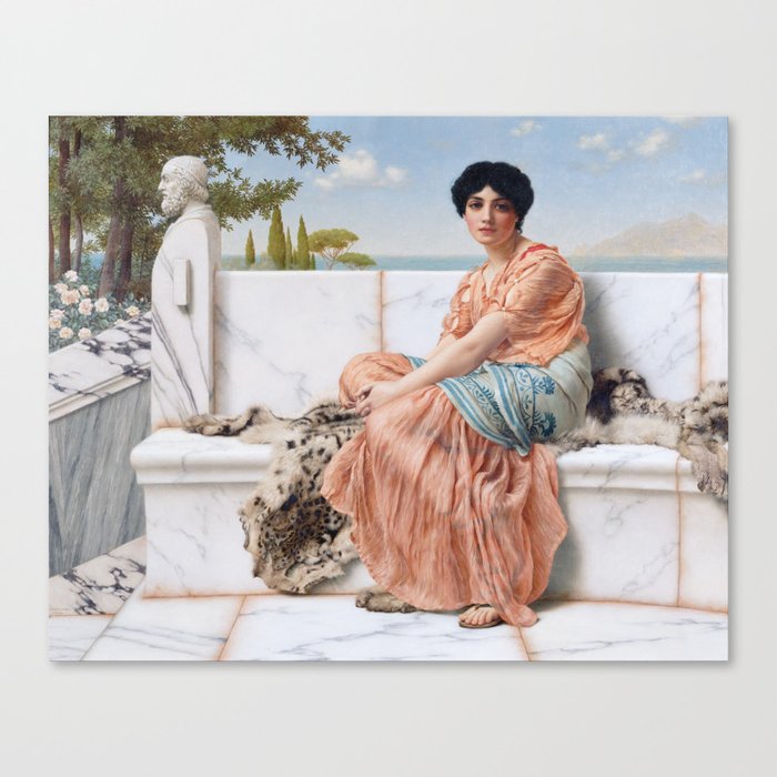 In the Days of Sappho Canvas Print
