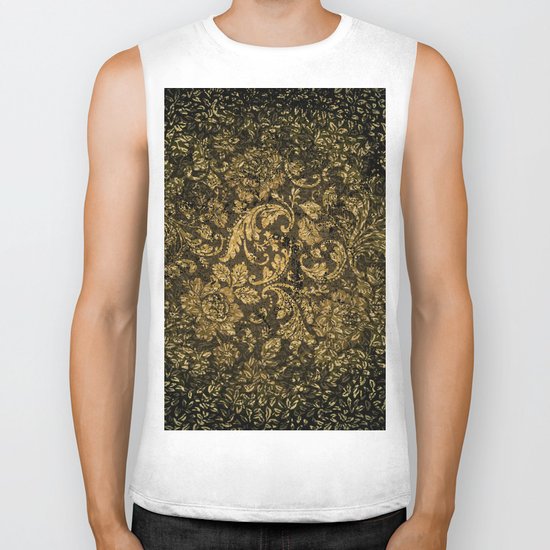 Decorative damask Biker Tank