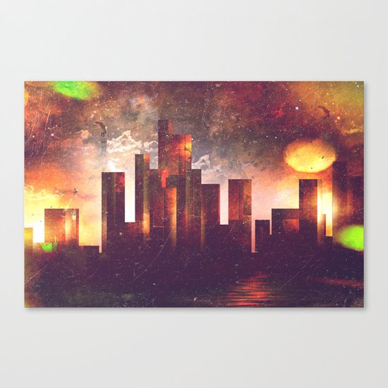 Good night Manhattan Canvas Print
