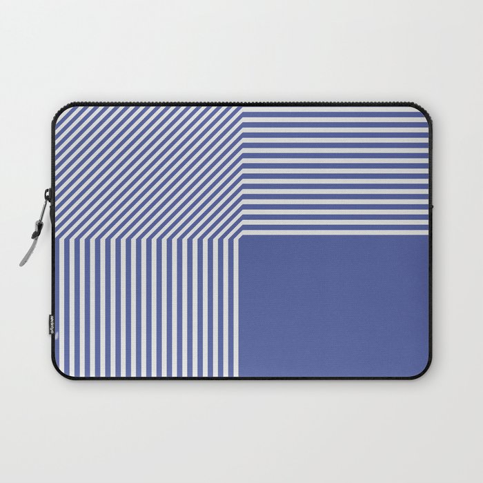 Geometric abstraction very peri, very light gray Laptop Sleeve