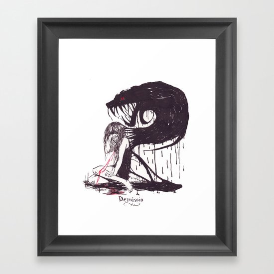 Demissio Framed Art Print