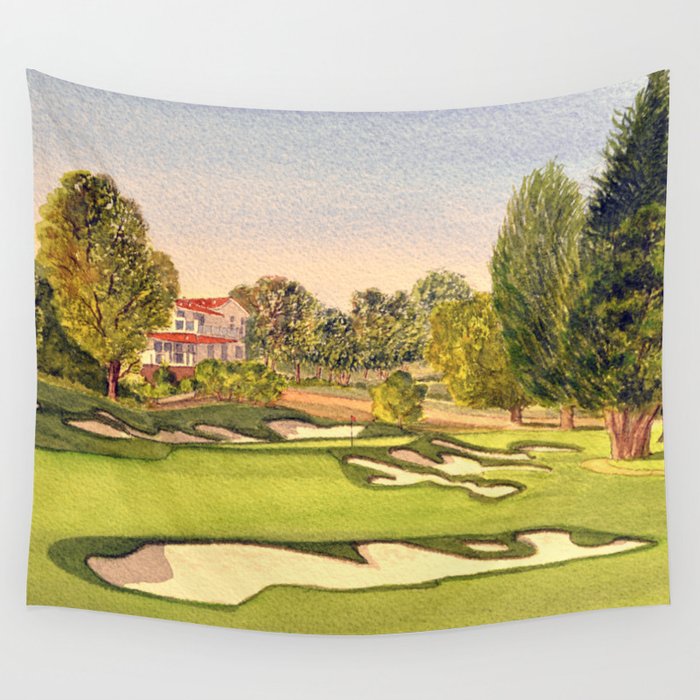 Golf course tapestry best sale