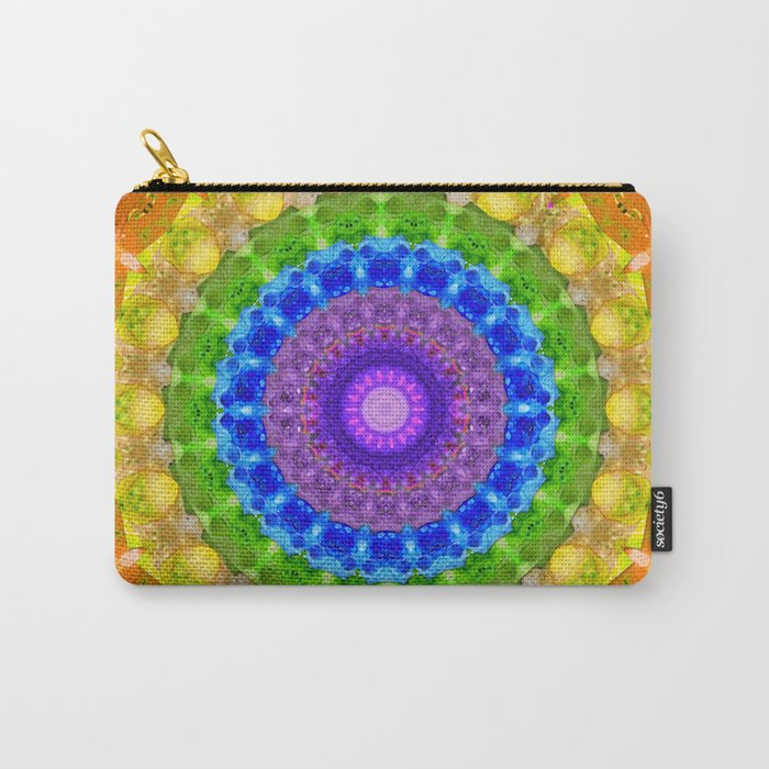 Colorful Art Chakra Mandala 2  Carry-All Pouch