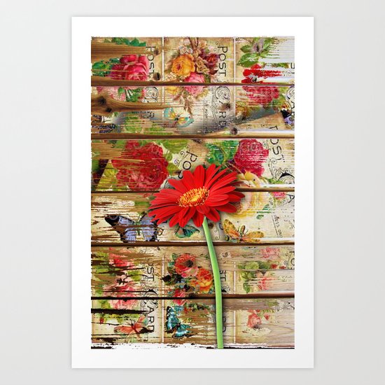 Sending Love Art Print