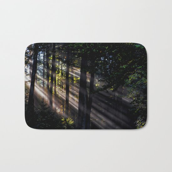 Pathless Woods #spring #forest Bath Mat