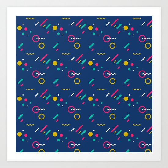 ABSTRACT SHAPES Art Print