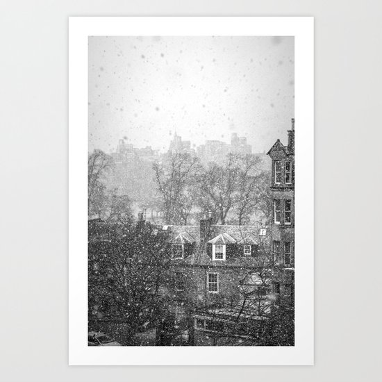 Snowfall Art Print