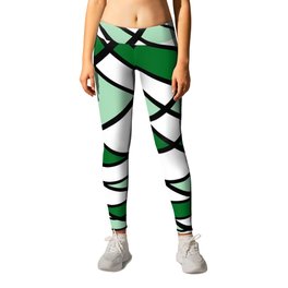 Abstract pattern - green. Leggings
