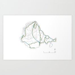 Roads of Stanley Park Art Print