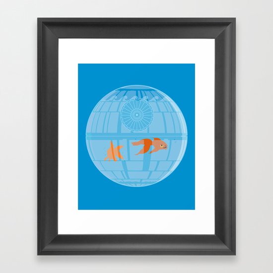 Empire Fish Bowl Framed Art Print