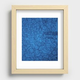 who? Recessed Framed Print