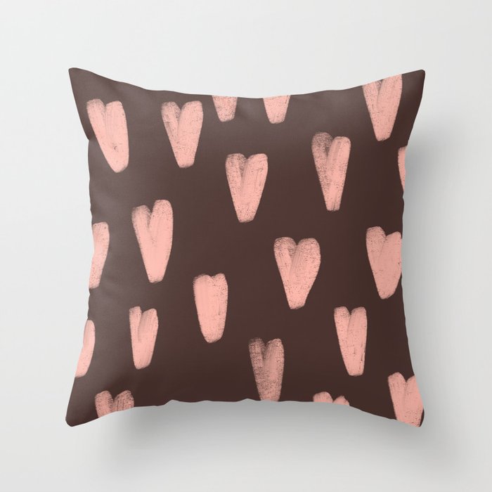Sweet Valentine - Milk Chocolate Throw Pillow