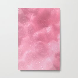 Pink Foam Plastic Texture Metal Print