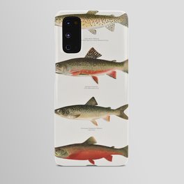 Illustrated North American Freshwater Trout Game Fish Identification Chart Android Case
