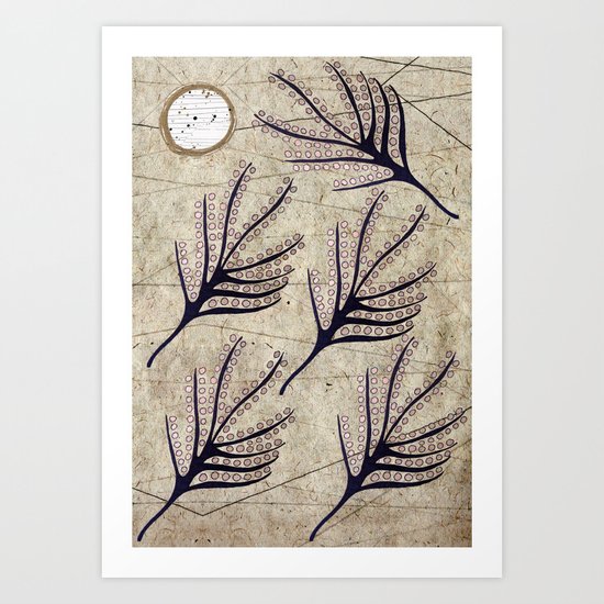 Seeds and Ring Art Print