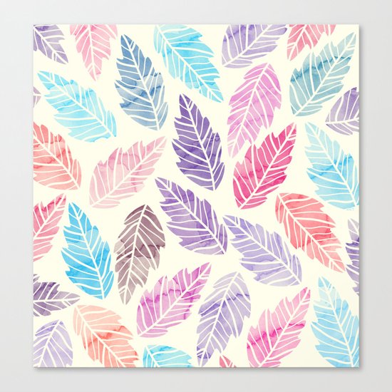 Colorful leaves Canvas Print