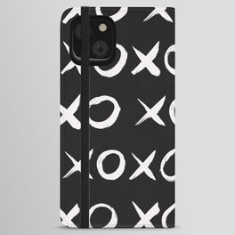 XOXO Hugs Kisses Pattern iPhone Wallet Case