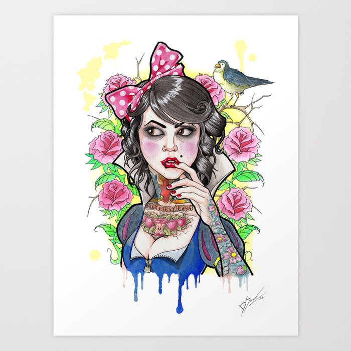 Snow White Art Print
