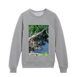 Little Stream in the Forest Kids Crewneck