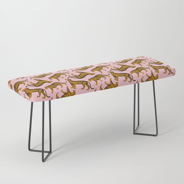Tigers (Pink and Marigold) Bench