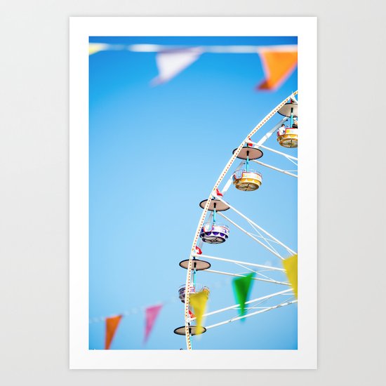 Manege sky colour Art Print