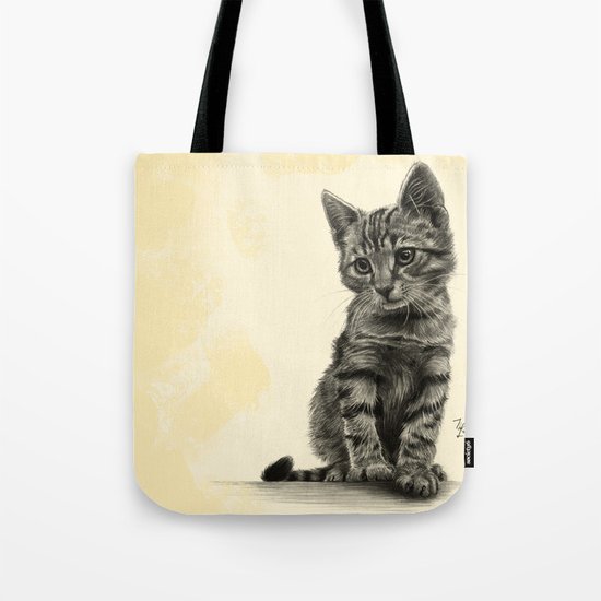 Kitty - PENCIL DRAWING Tote Bag