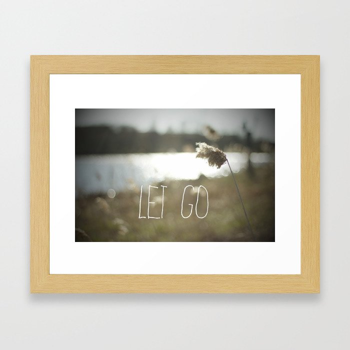 Let Go Framed Art Print