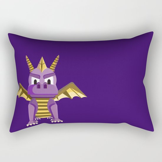 Spyro vector character fanart Rectangular Pillow