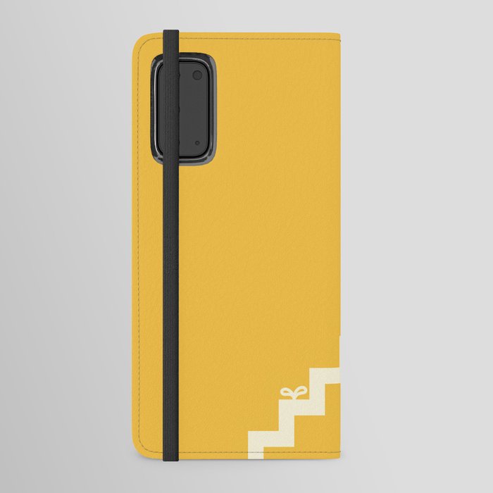Simple minimal stairs with flower and sprout 6 Android Wallet Case