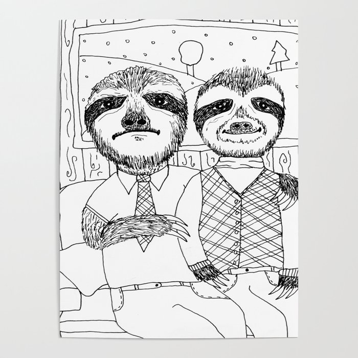 Sloth Love Poster