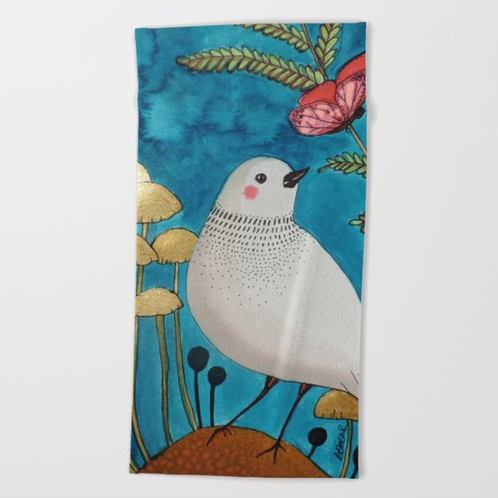 le petit sentier Beach Towel
